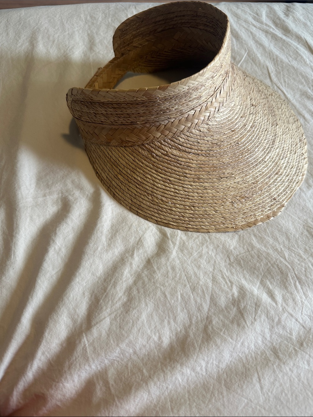 Straw Visor Hat - Natural